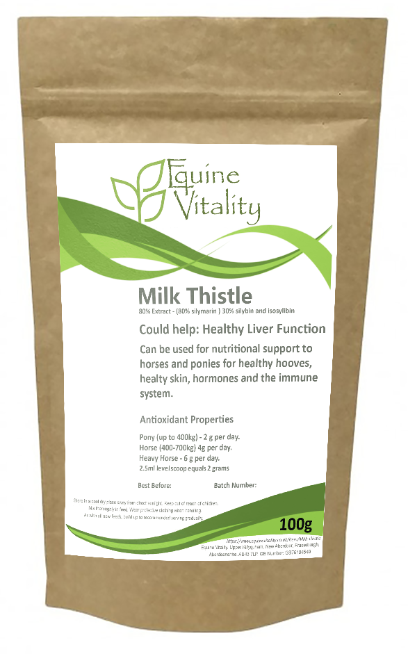 Milk Thistle 80% Extract (30% silybin and isosilybin) - 100g